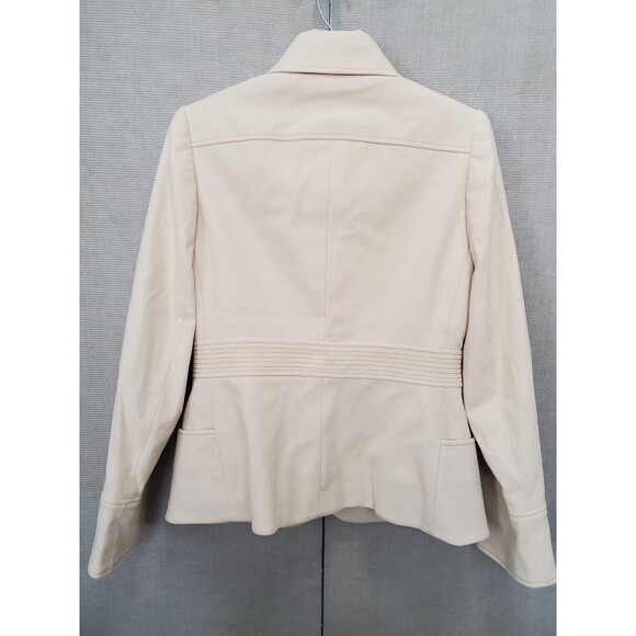 Carlisle Cotton/Cashmere Blend Microfiber Button-Up Blazer w/Pockets Sz 6 Lined - Picture 3 of 6